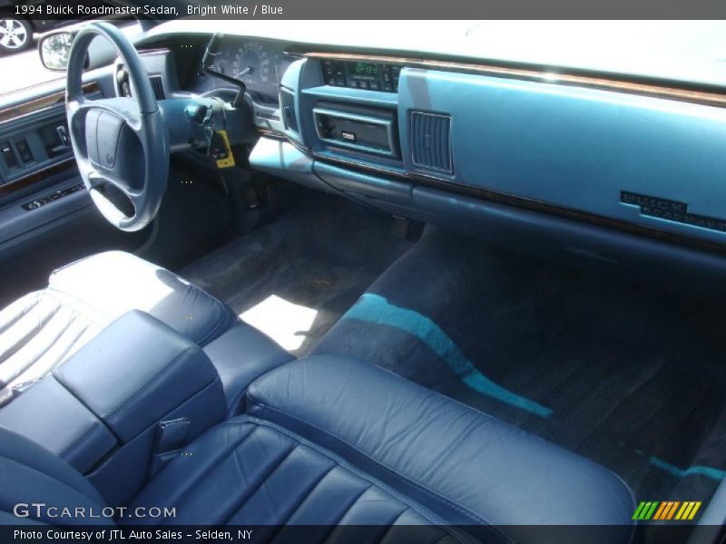 Bright White / Blue 1994 Buick Roadmaster Sedan