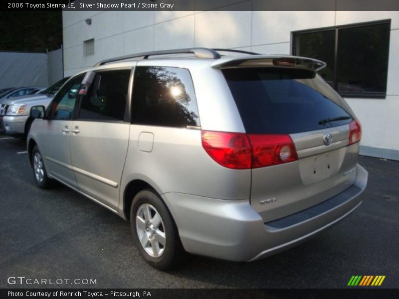 Silver Shadow Pearl / Stone Gray 2006 Toyota Sienna LE