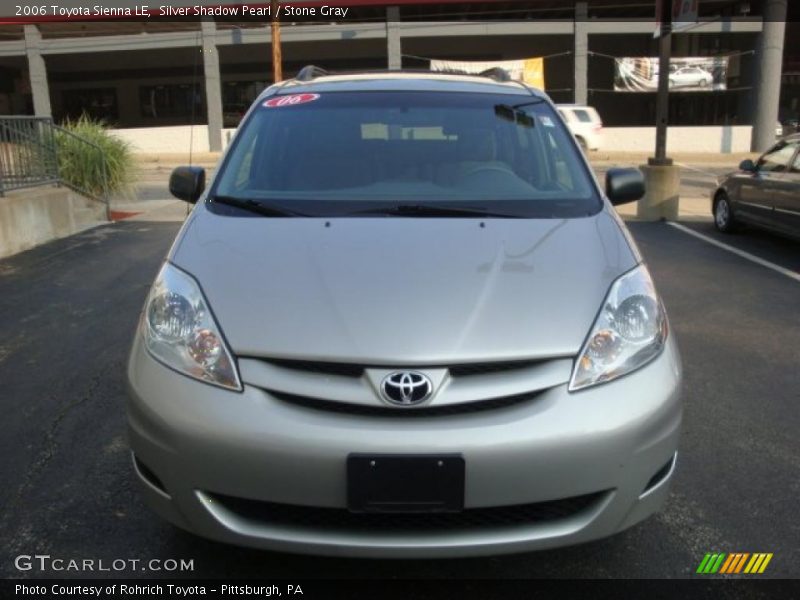 Silver Shadow Pearl / Stone Gray 2006 Toyota Sienna LE