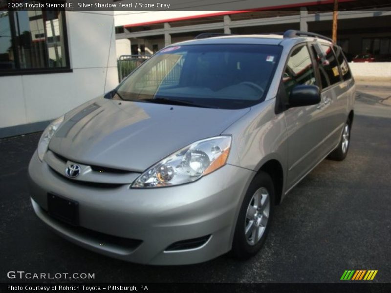 Silver Shadow Pearl / Stone Gray 2006 Toyota Sienna LE