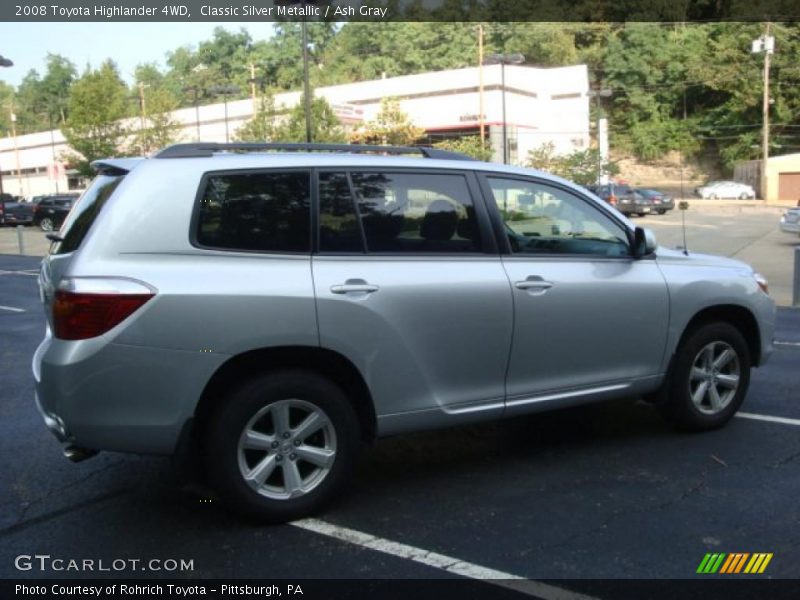 Classic Silver Metallic / Ash Gray 2008 Toyota Highlander 4WD