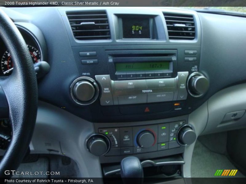 Classic Silver Metallic / Ash Gray 2008 Toyota Highlander 4WD
