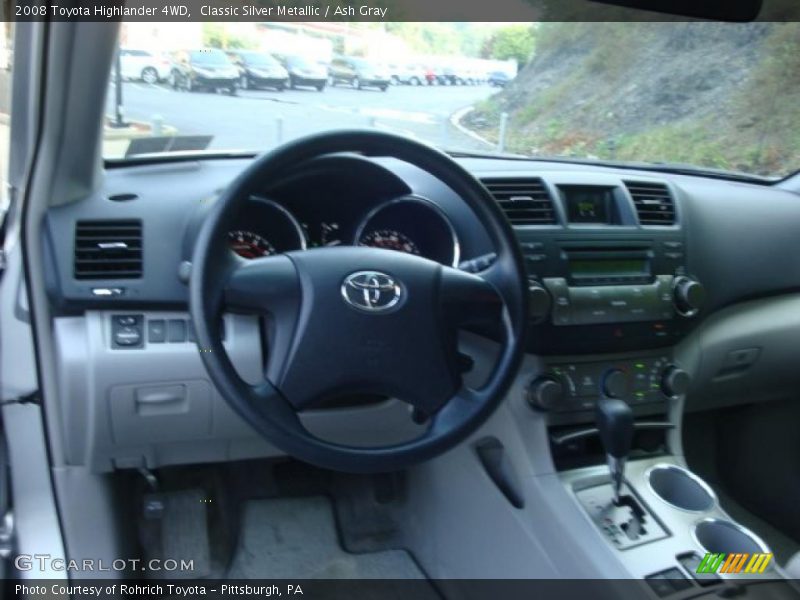 Classic Silver Metallic / Ash Gray 2008 Toyota Highlander 4WD
