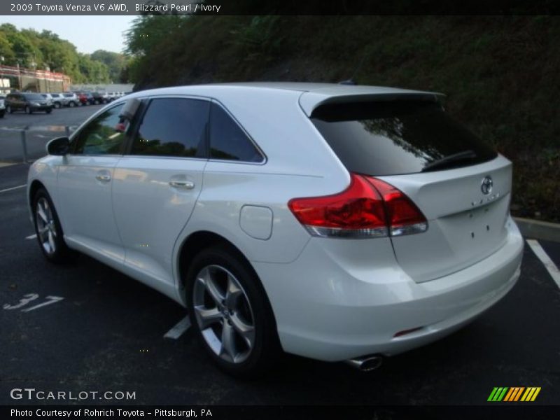 Blizzard Pearl / Ivory 2009 Toyota Venza V6 AWD