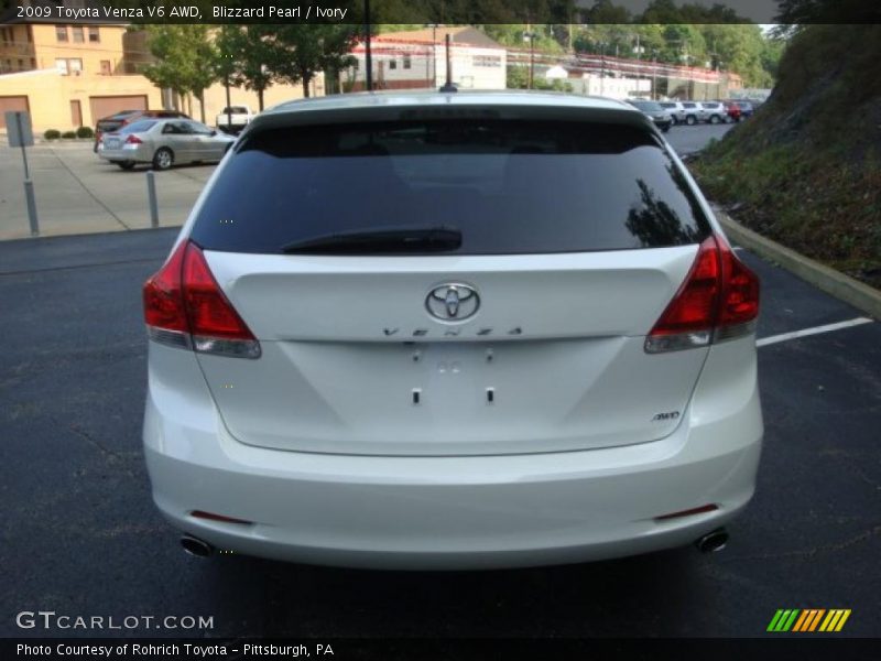 Blizzard Pearl / Ivory 2009 Toyota Venza V6 AWD