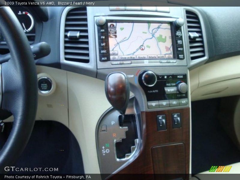 Blizzard Pearl / Ivory 2009 Toyota Venza V6 AWD