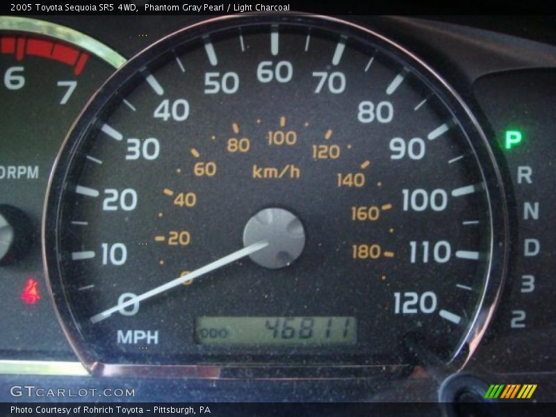 Phantom Gray Pearl / Light Charcoal 2005 Toyota Sequoia SR5 4WD