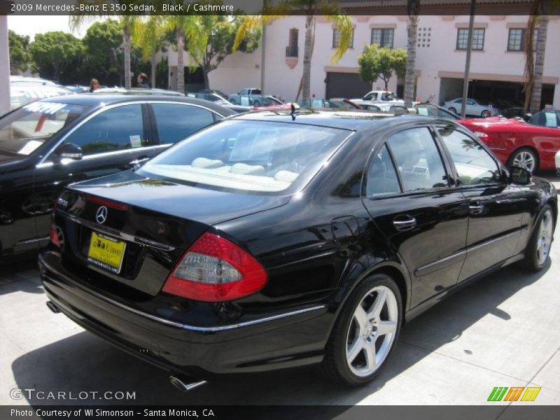 Black / Cashmere 2009 Mercedes-Benz E 350 Sedan