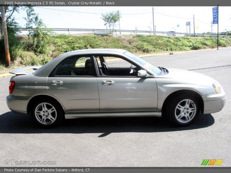 Crystal Grey Metallic / Black 2005 Subaru Impreza 2.5 RS Sedan