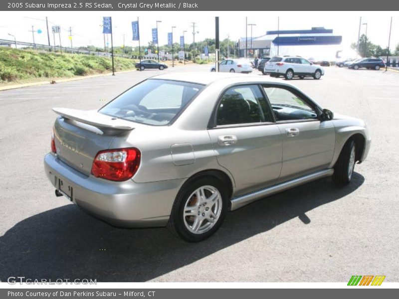 Crystal Grey Metallic / Black 2005 Subaru Impreza 2.5 RS Sedan