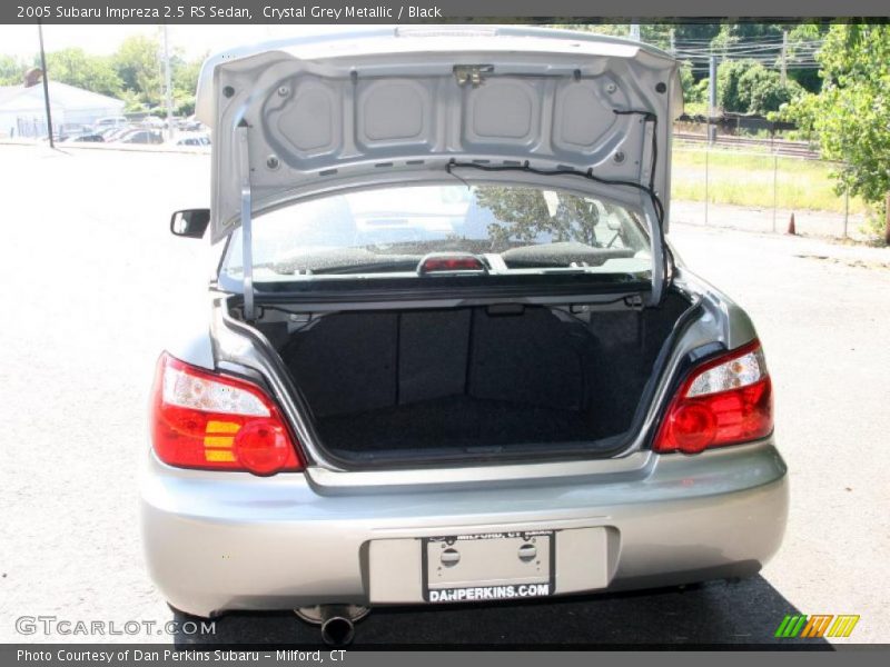 Crystal Grey Metallic / Black 2005 Subaru Impreza 2.5 RS Sedan