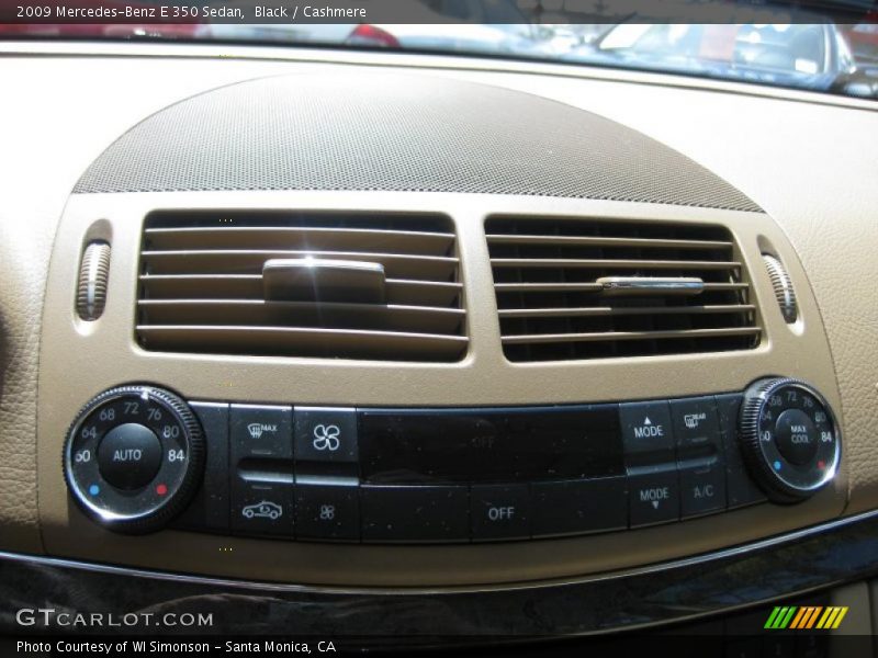 Black / Cashmere 2009 Mercedes-Benz E 350 Sedan