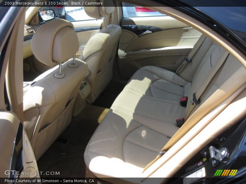 Black / Cashmere 2009 Mercedes-Benz E 350 Sedan