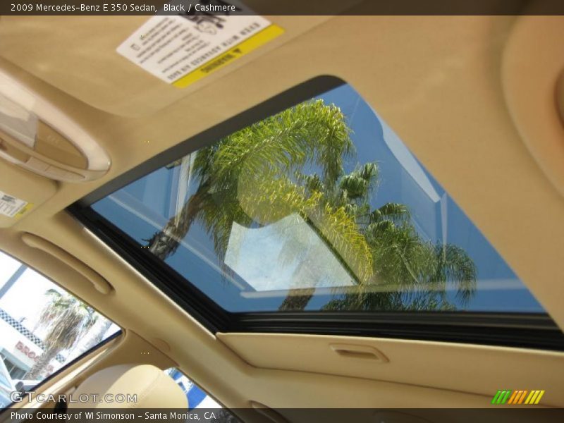 Black / Cashmere 2009 Mercedes-Benz E 350 Sedan