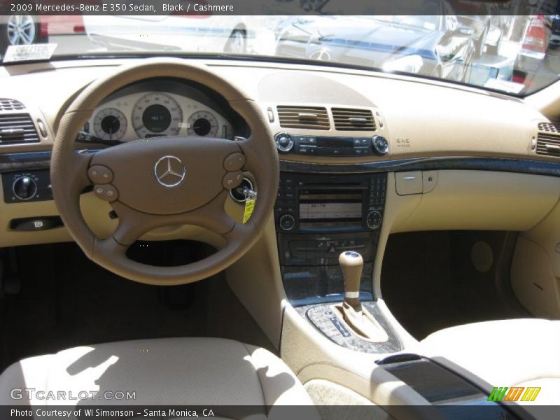 Black / Cashmere 2009 Mercedes-Benz E 350 Sedan