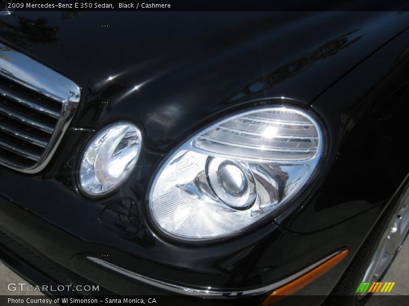 Black / Cashmere 2009 Mercedes-Benz E 350 Sedan