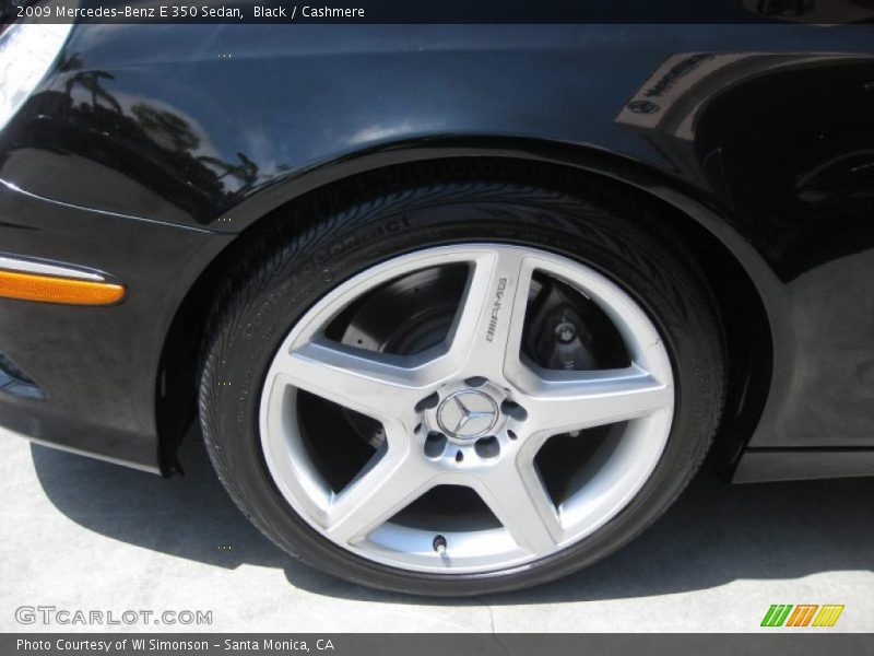 Black / Cashmere 2009 Mercedes-Benz E 350 Sedan