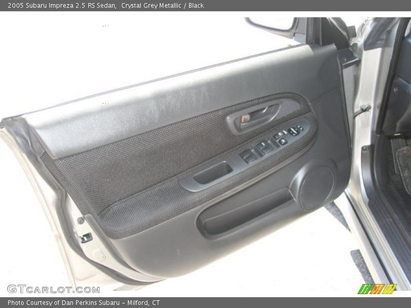 Crystal Grey Metallic / Black 2005 Subaru Impreza 2.5 RS Sedan