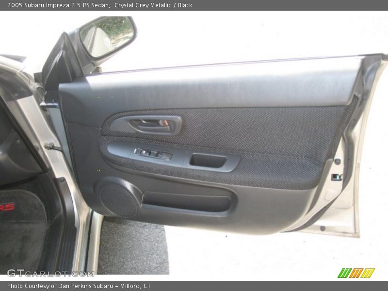 Crystal Grey Metallic / Black 2005 Subaru Impreza 2.5 RS Sedan