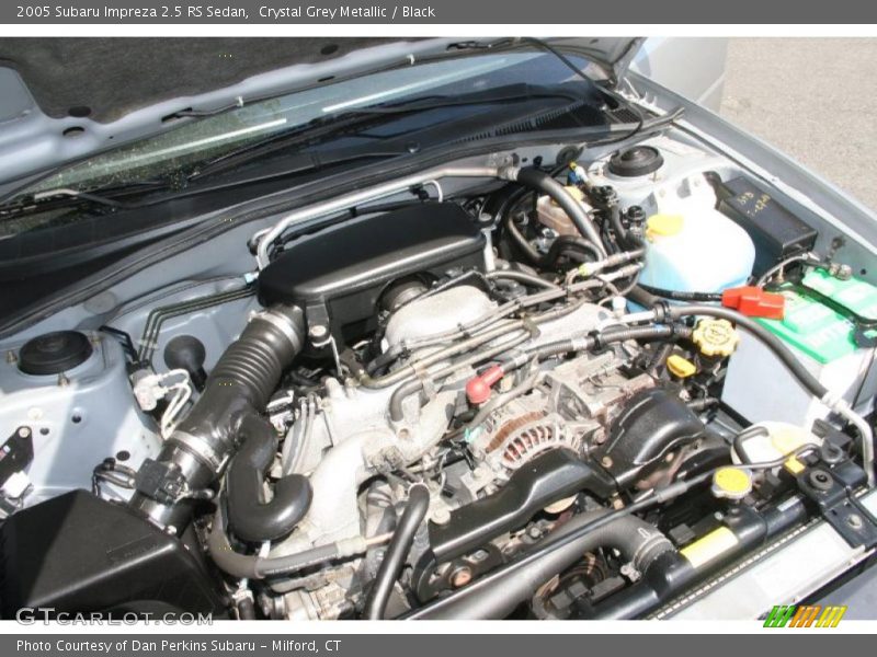 Crystal Grey Metallic / Black 2005 Subaru Impreza 2.5 RS Sedan