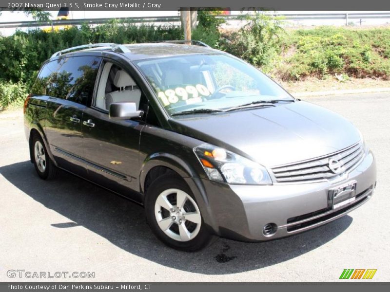 Smoke Gray Metallic / Gray 2007 Nissan Quest 3.5 S