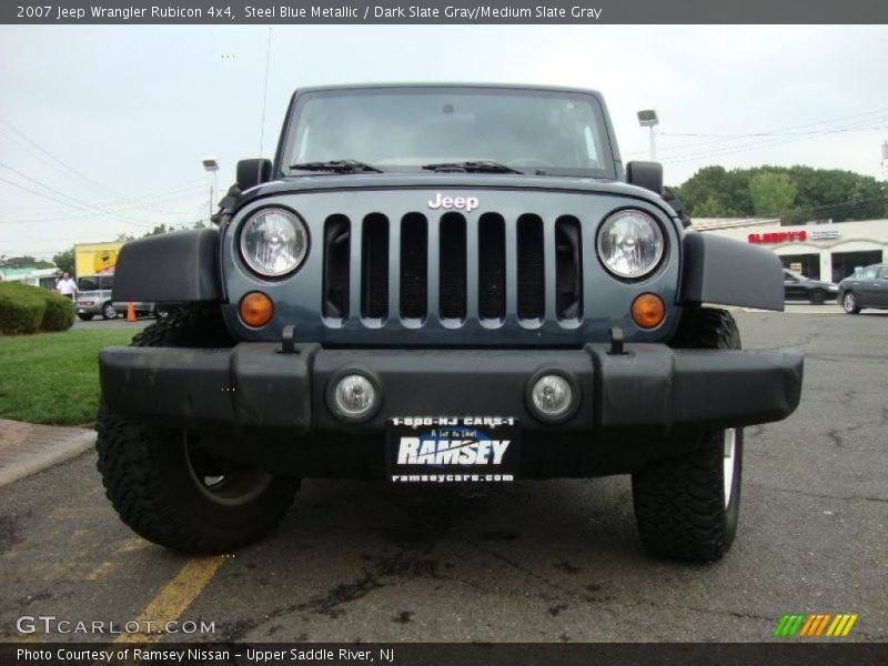 Steel Blue Metallic / Dark Slate Gray/Medium Slate Gray 2007 Jeep Wrangler Rubicon 4x4