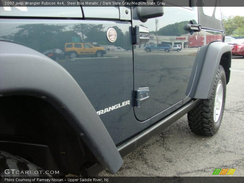 Steel Blue Metallic / Dark Slate Gray/Medium Slate Gray 2007 Jeep Wrangler Rubicon 4x4