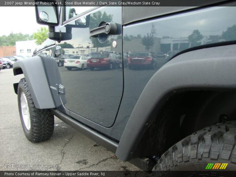Steel Blue Metallic / Dark Slate Gray/Medium Slate Gray 2007 Jeep Wrangler Rubicon 4x4