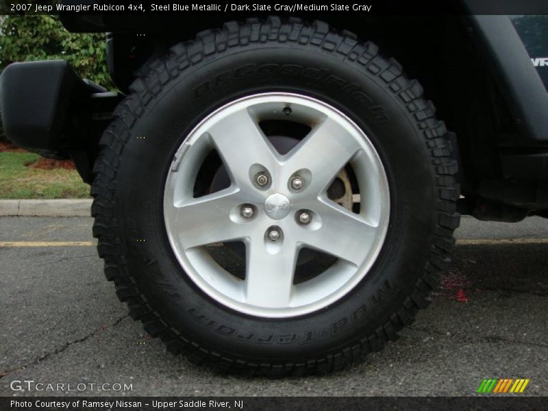 Steel Blue Metallic / Dark Slate Gray/Medium Slate Gray 2007 Jeep Wrangler Rubicon 4x4