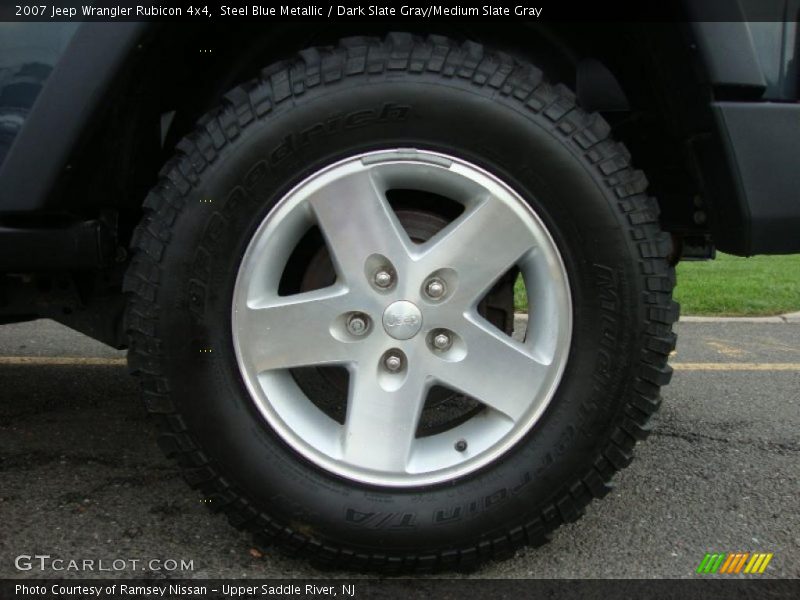 Steel Blue Metallic / Dark Slate Gray/Medium Slate Gray 2007 Jeep Wrangler Rubicon 4x4