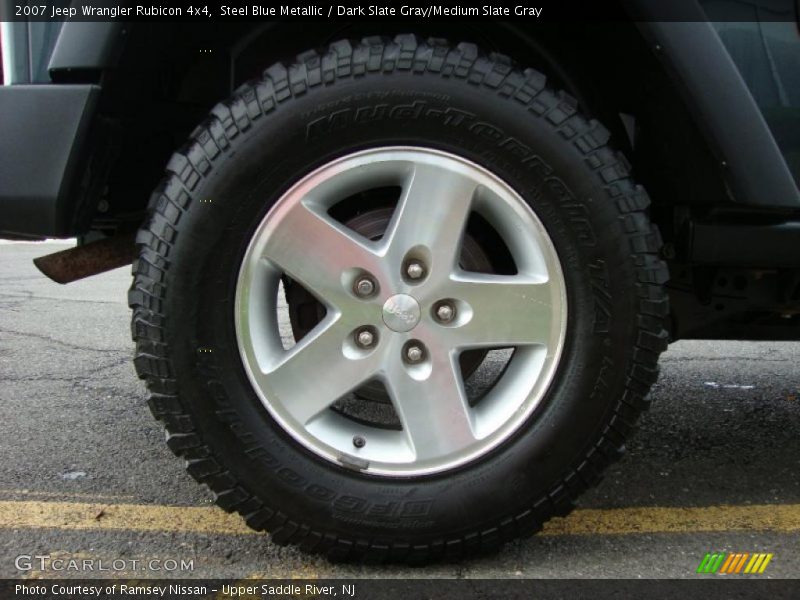 Steel Blue Metallic / Dark Slate Gray/Medium Slate Gray 2007 Jeep Wrangler Rubicon 4x4