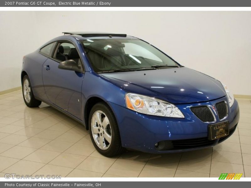 Electric Blue Metallic / Ebony 2007 Pontiac G6 GT Coupe