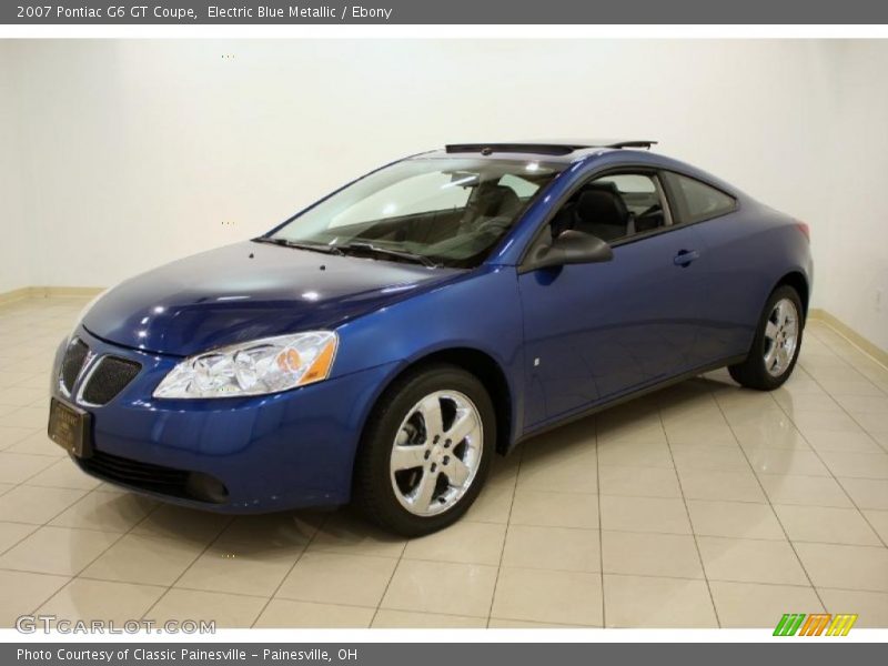 Electric Blue Metallic / Ebony 2007 Pontiac G6 GT Coupe