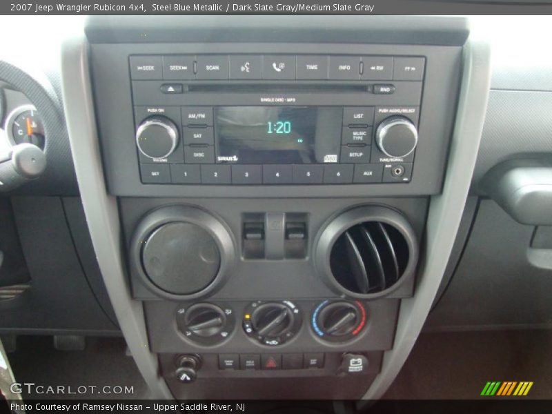 Steel Blue Metallic / Dark Slate Gray/Medium Slate Gray 2007 Jeep Wrangler Rubicon 4x4