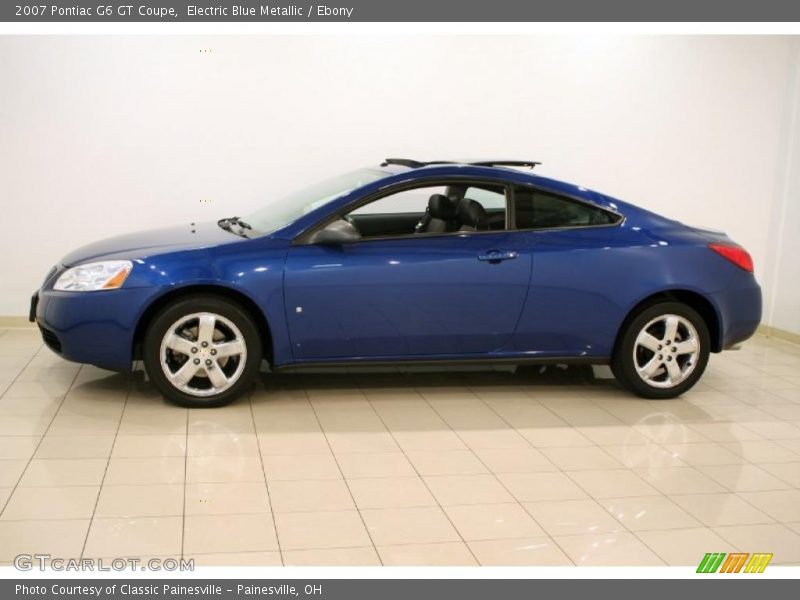 Electric Blue Metallic / Ebony 2007 Pontiac G6 GT Coupe