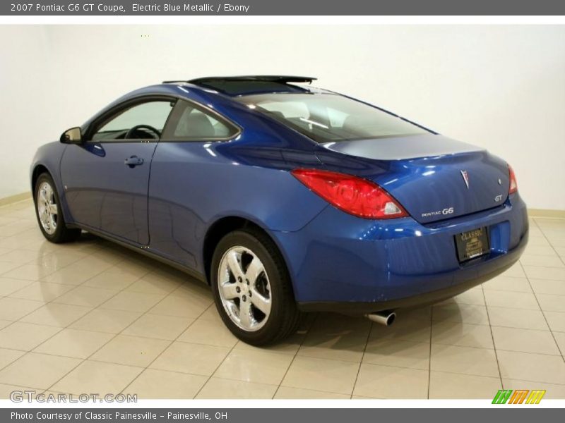 Electric Blue Metallic / Ebony 2007 Pontiac G6 GT Coupe