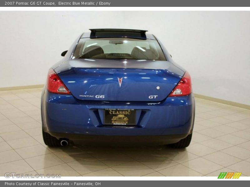 Electric Blue Metallic / Ebony 2007 Pontiac G6 GT Coupe