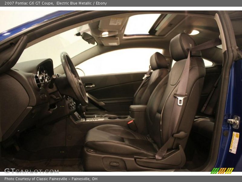 Electric Blue Metallic / Ebony 2007 Pontiac G6 GT Coupe