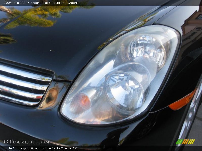 Black Obsidian / Graphite 2004 Infiniti G 35 Sedan