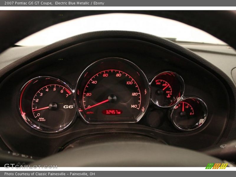 Electric Blue Metallic / Ebony 2007 Pontiac G6 GT Coupe