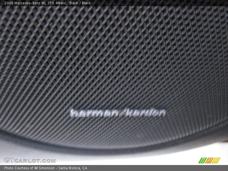 Black / Black 2008 Mercedes-Benz ML 350 4Matic
