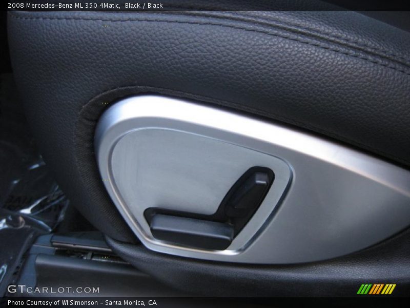 Black / Black 2008 Mercedes-Benz ML 350 4Matic