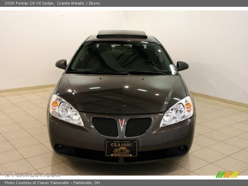 Granite Metallic / Ebony 2006 Pontiac G6 V6 Sedan