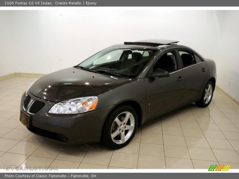 Granite Metallic / Ebony 2006 Pontiac G6 V6 Sedan
