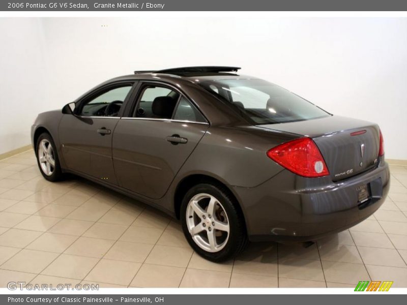 Granite Metallic / Ebony 2006 Pontiac G6 V6 Sedan