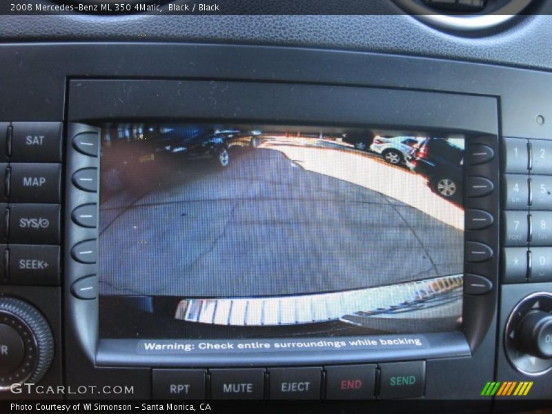Black / Black 2008 Mercedes-Benz ML 350 4Matic