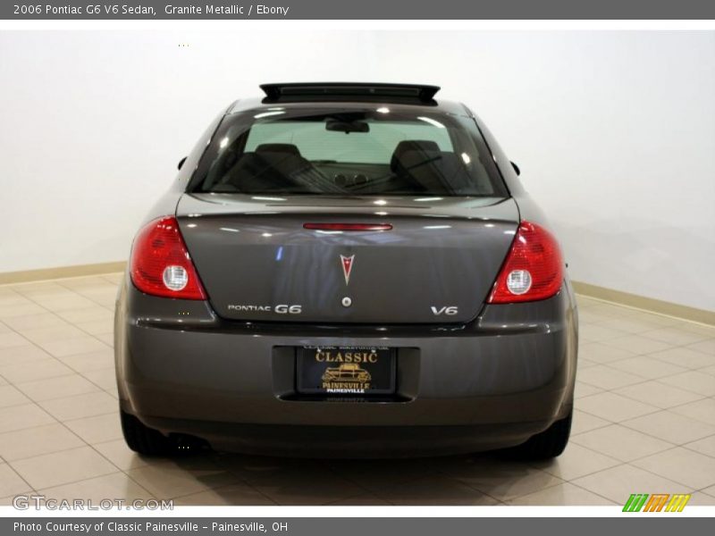 Granite Metallic / Ebony 2006 Pontiac G6 V6 Sedan