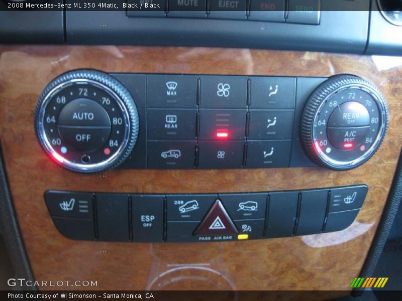 Black / Black 2008 Mercedes-Benz ML 350 4Matic