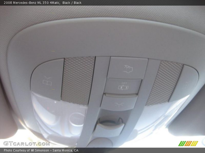 Black / Black 2008 Mercedes-Benz ML 350 4Matic