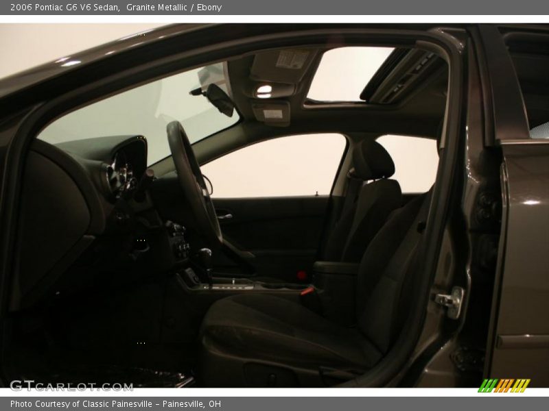 Granite Metallic / Ebony 2006 Pontiac G6 V6 Sedan